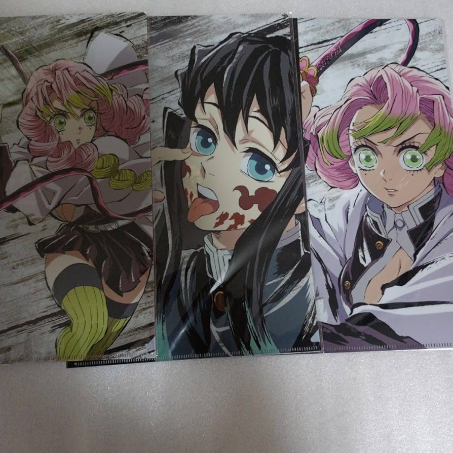 鬼滅の刃　時透無一郎　甘露寺蜜璃　アイキャッチクリアファイル4枚 クリアファイル 甘露寺蜜璃＆時透無一郎 アイキャッチA4クリア